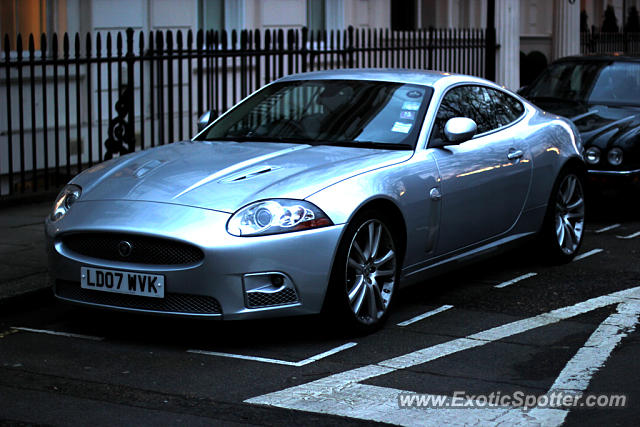 Jaguar XKR spotted in London, United Kingdom