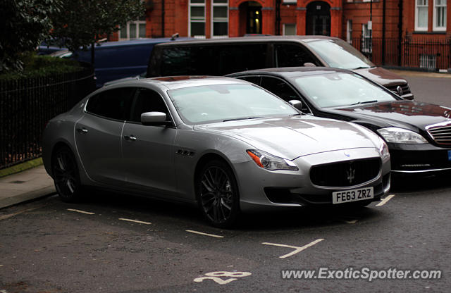 Maserati Quattroporte spotted in London, United Kingdom