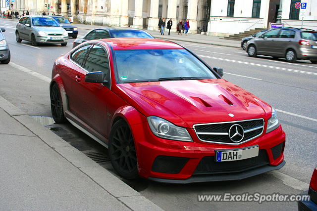 Mercedes C63 AMG Black Series spotted in Munich, Germany