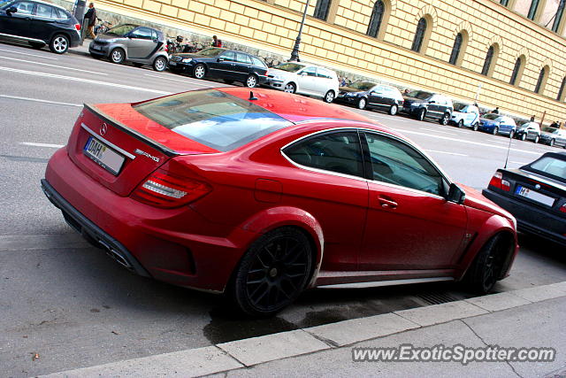 Mercedes C63 AMG Black Series spotted in Munich, Germany