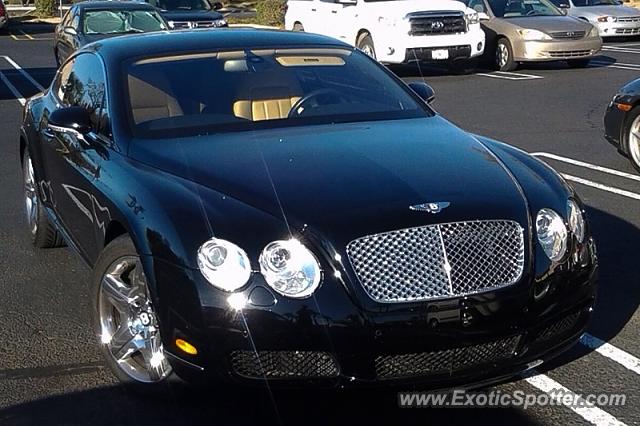 Bentley Continental spotted in Scottsdale, Arizona