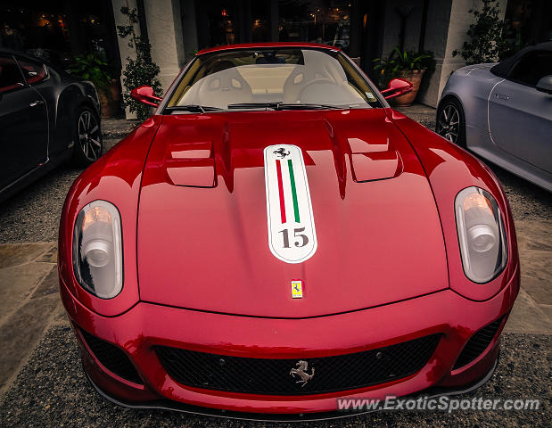 Ferrari 599GTO spotted in Carmel, California