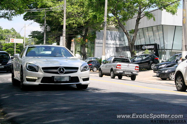 Mercedes SL 65 AMG spotted in São Paulo, Brazil