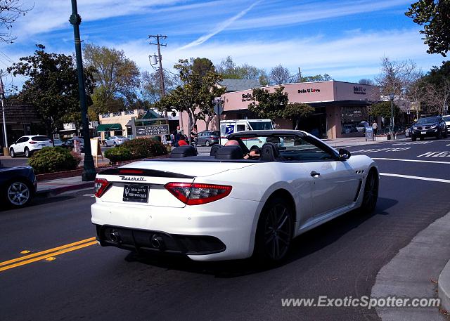 Maserati GranCabrio spotted in Los Gatos, California