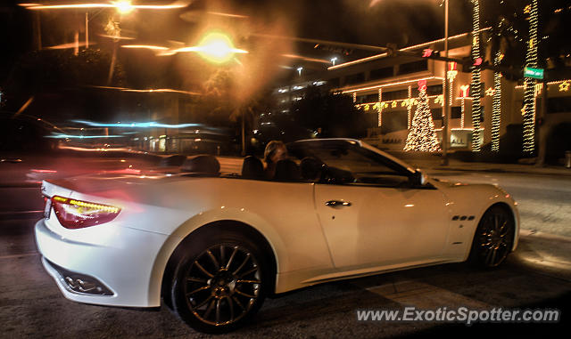 Maserati GranCabrio spotted in Miami, Florida