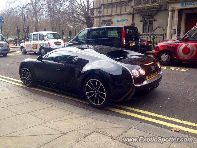 Bugatti Veyron spotted in London, United Kingdom