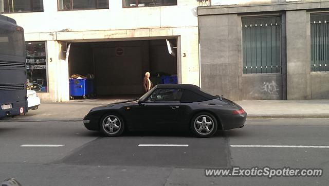 Porsche 911 spotted in Brussels, Belgium