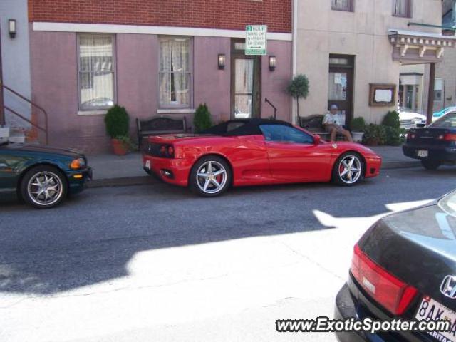 Ferrari 360 Modena spotted in Little italy,b-more, Maryland