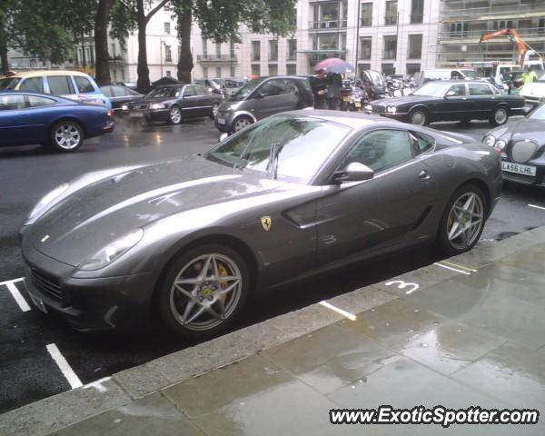 Ferrari 599GTB spotted in London, United Kingdom