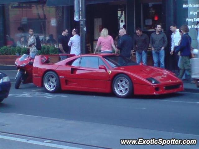 Ferrari F40 spotted in Melbourne, Australia