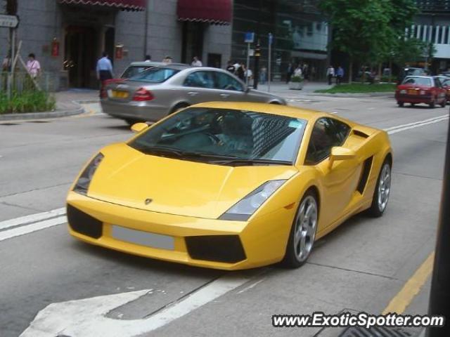 Lamborghini Gallardo spotted in Hong Kong, China