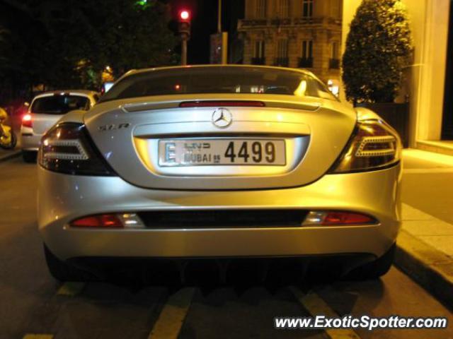 Mercedes SLR spotted in Paris, France