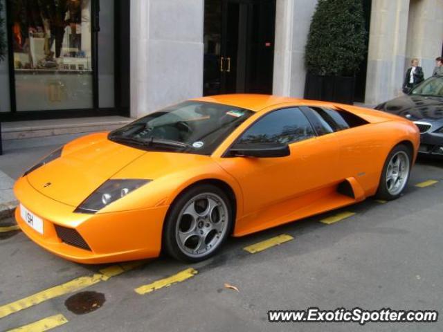 Lamborghini Murcielago spotted in Paris, France