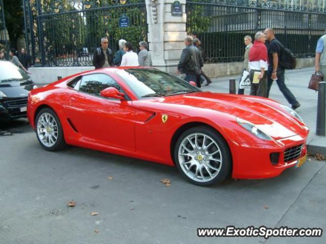 Ferrari 599GTB spotted in Paris, France