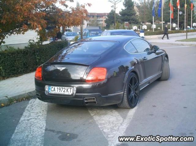 Bentley Continental spotted in Sofia, Bulgaria