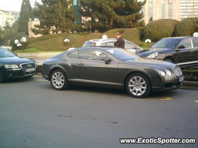 Bentley Continental spotted in Sofia, Bulgaria