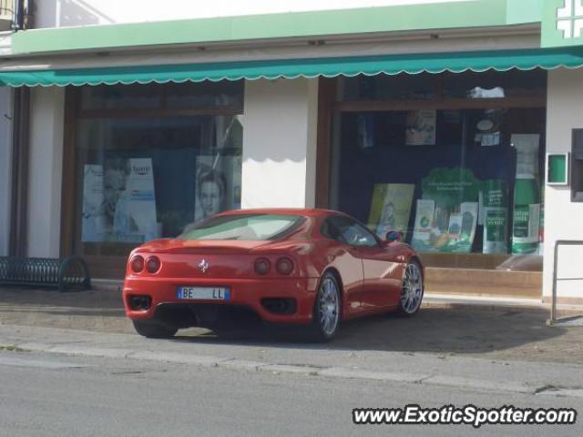 Ferrari 360 Modena spotted in Cordenons, Italy