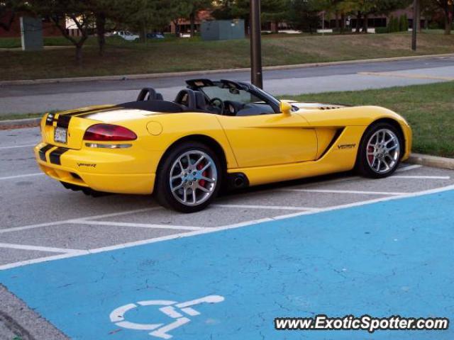 Dodge Viper spotted in Ellicott city, Maryland