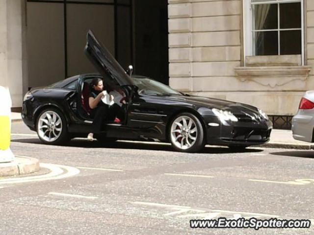 Mercedes SLR spotted in London, United Kingdom