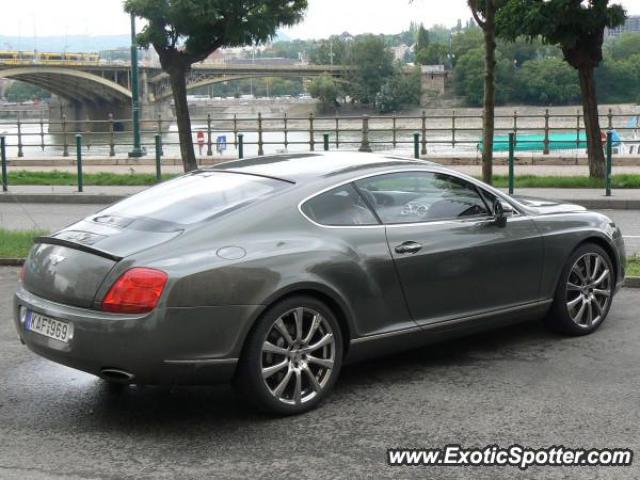 Bentley Continental spotted in Budapest, Hungary