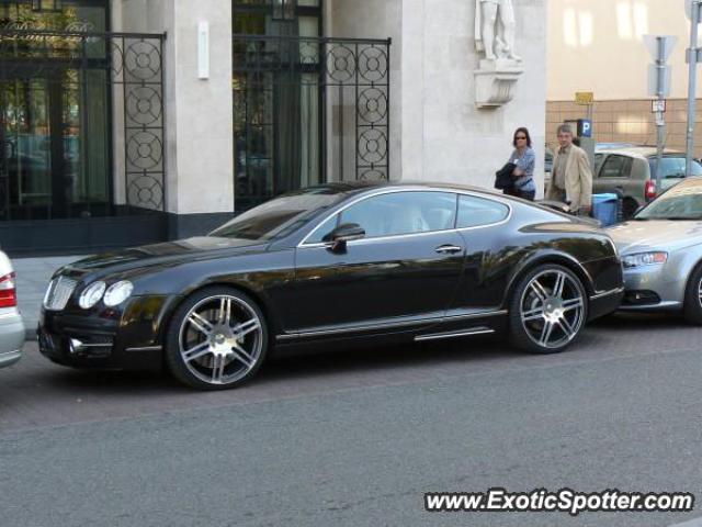 Bentley Continental spotted in Budapest, Hungary