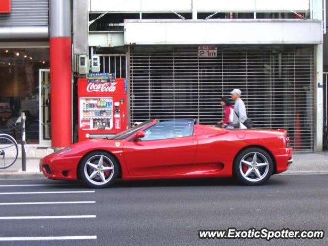 Ferrari 360 Modena spotted in Osaka, Japan