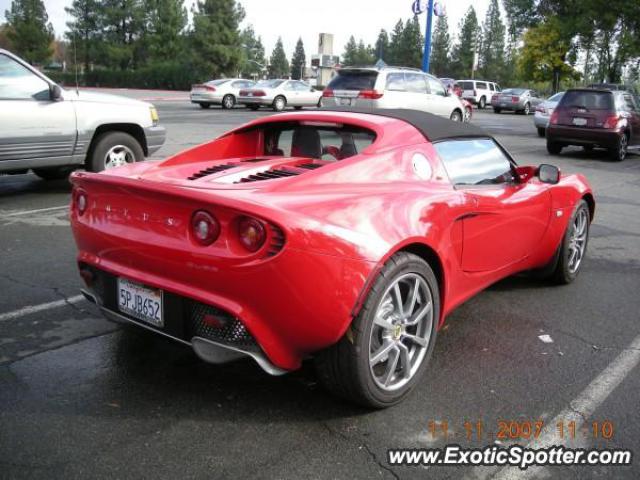 Lotus Elise spotted in Sacramento, California