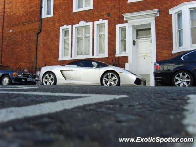 Lamborghini Gallardo spotted in London, United Kingdom