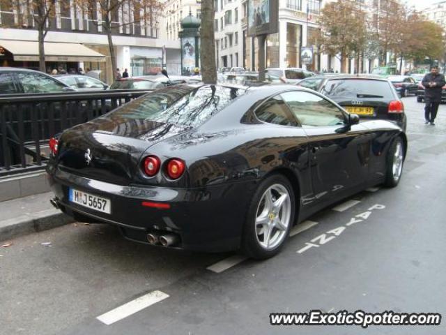 Ferrari 612 spotted in Paris, France