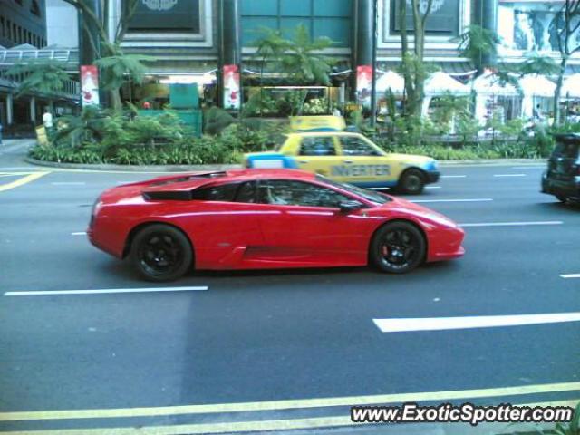 Lamborghini Murcielago spotted in Orchard, Singapore