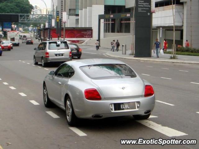 Bentley Continental spotted in Kuala Lumpur, Malaysia