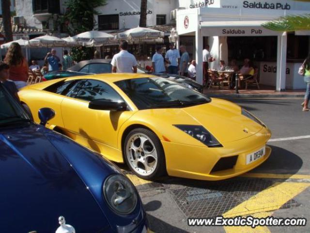 Lamborghini Murcielago spotted in Puerto Banus, Marbella, Spain