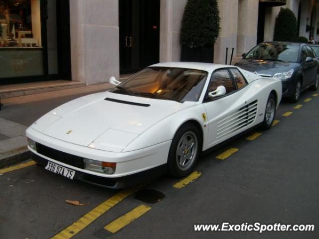 Ferrari Testarossa spotted in Paris, France