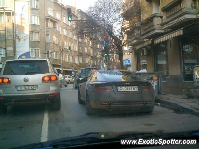 Aston Martin DB9 spotted in Sofia, Bulgaria