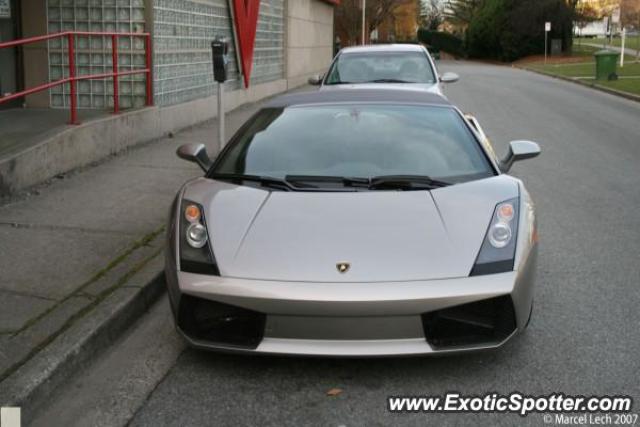 Lamborghini Gallardo spotted in Vancouver, Canada