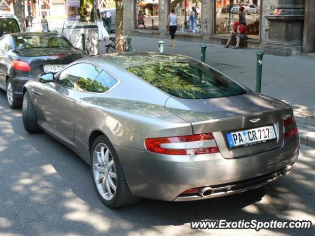 Aston Martin DB9 spotted in Budapest, Hungary