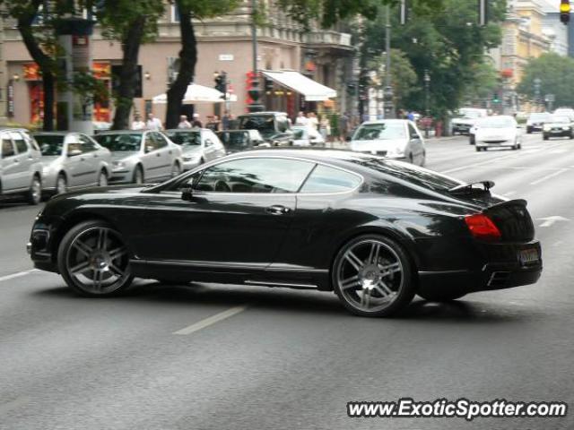 Bentley Continental spotted in Budapest, Hungary