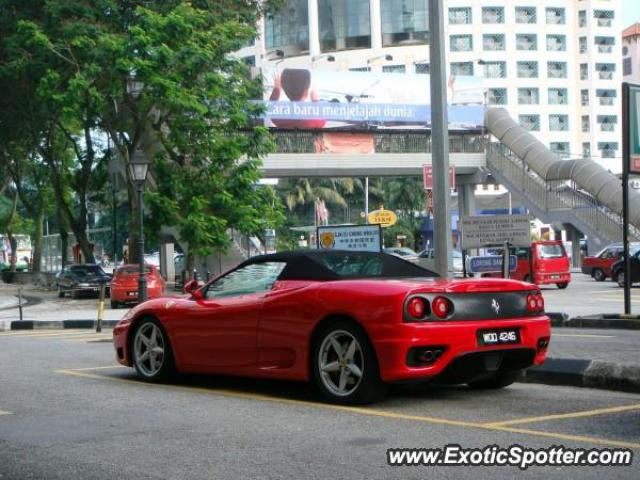 Ferrari 360 Modena spotted in Kuala Lumpur, Malaysia