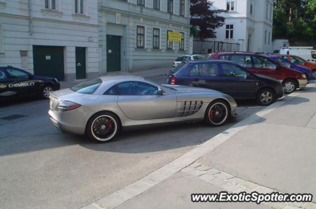 Mercedes SLR spotted in Vienna, Austria