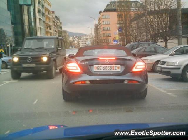 Mercedes SLR spotted in Sofia, Bulgaria