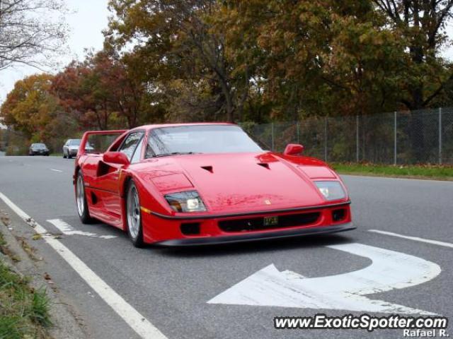 Ferrari F40 spotted in Jericho, New York