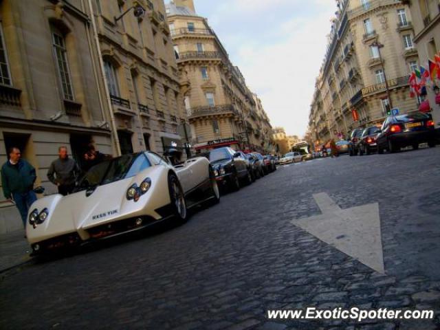 Pagani Zonda spotted in Paris, France