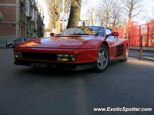 Ferrari Testarossa spotted in LILLE, France