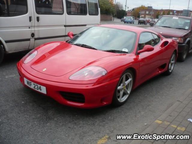 Ferrari 360 Modena spotted in Hereford, United Kingdom