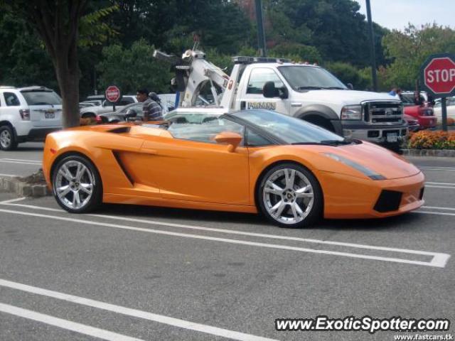 Lamborghini Gallardo spotted in Manhasset, New York