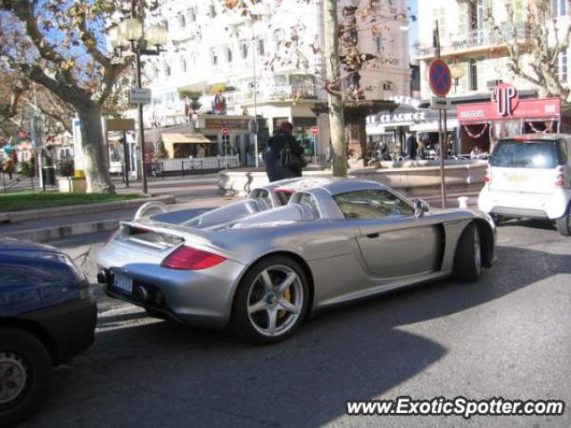 Porsche Carrera GT spotted in Cannes/France, France