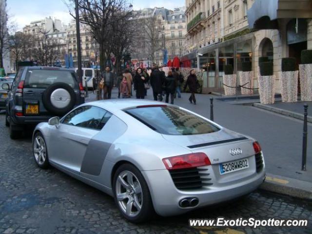 Audi R8 spotted in Paris, France