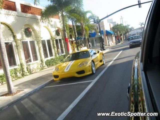 Ferrari 360 Modena spotted in Palm Beach, Florida