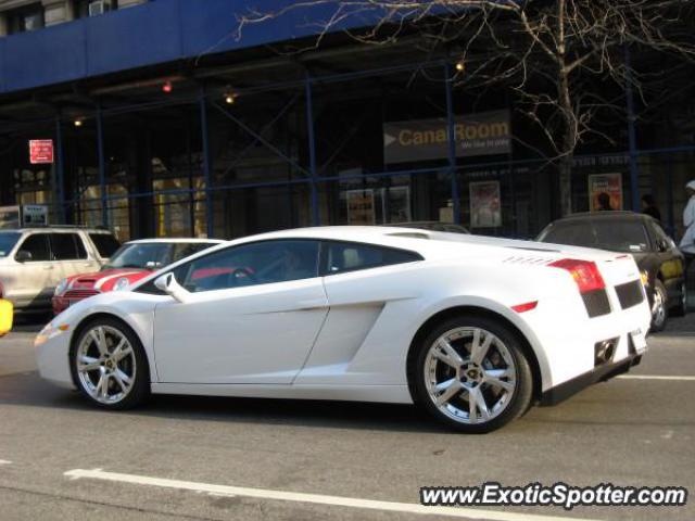 Lamborghini Gallardo spotted in New York, New York