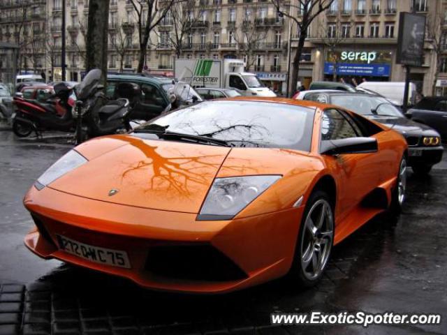 Lamborghini Murcielago spotted in Paris, France